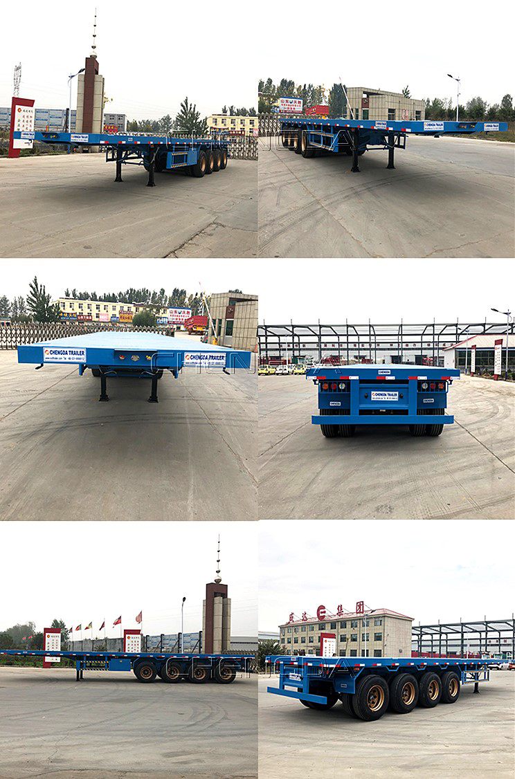 4 Axle Flatbed Trailer Overview