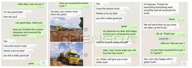 Howo 6x4 tractor unit truck